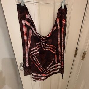 Soft and silky women's neck scarf